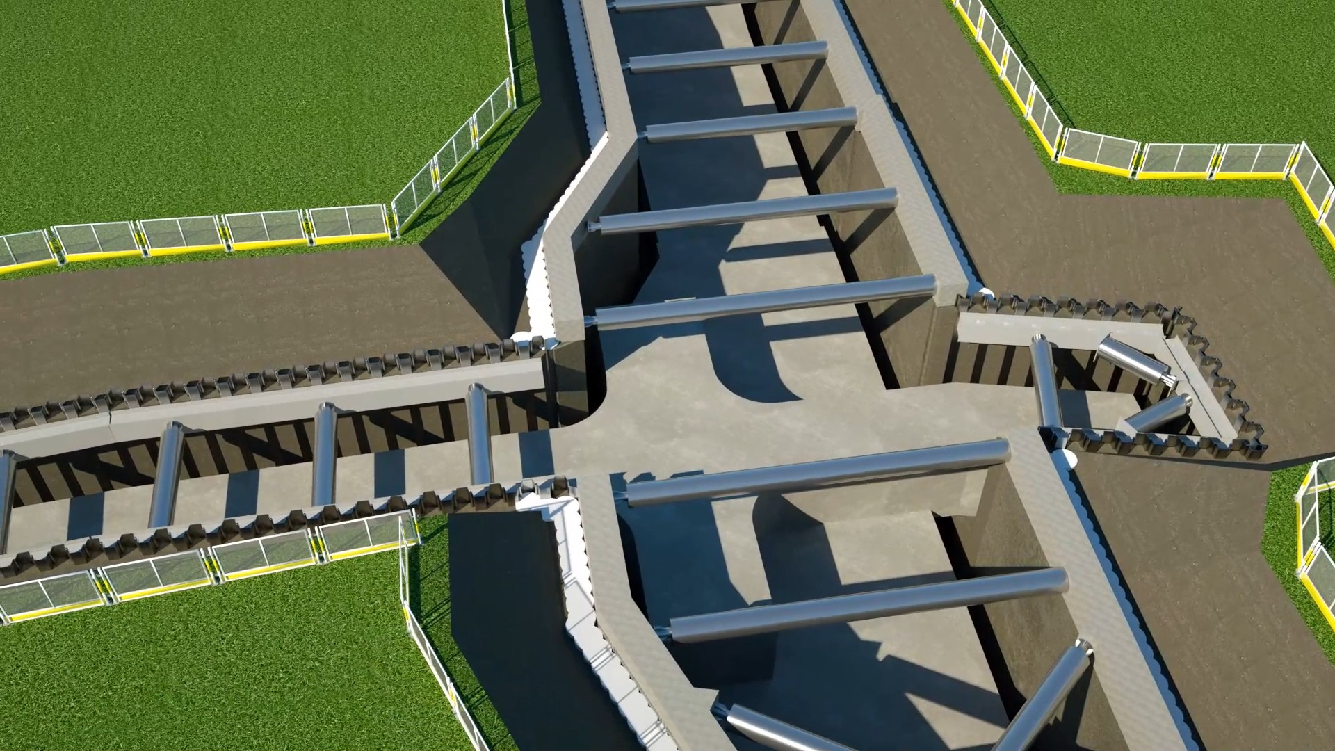 交叉節點施工模擬